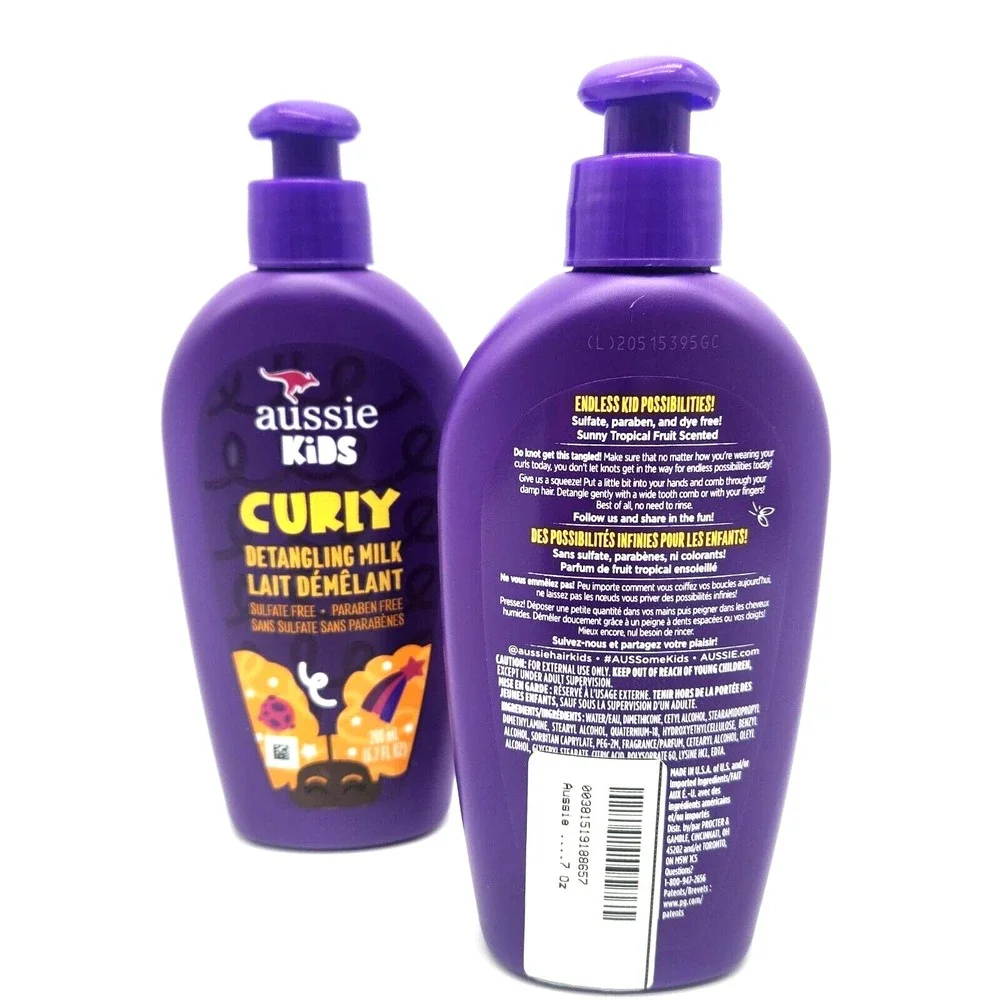 Aussie Kids Curly Detangling Milk Leave-In‎ 6.7oz 2 Pack Sulfate Free